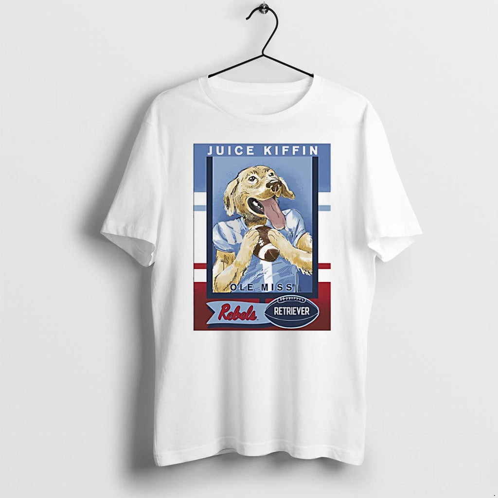 Juice Kiffin Ole Miss Football Dog Card Tshirts Sweater
