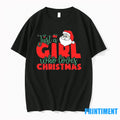Just A Girl Who Loves Christmas Santa Claus Tshirts Sweater