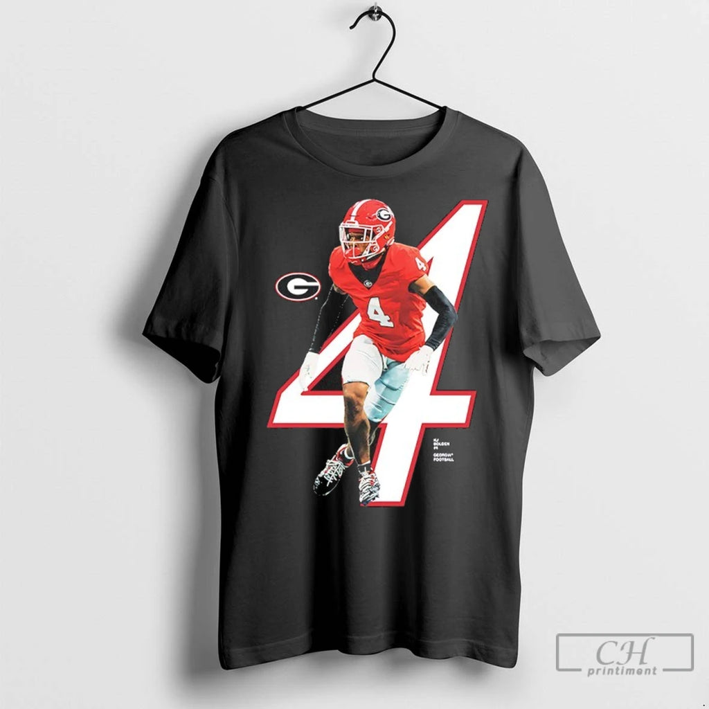 Kj Bolden 4 Georgia Bulldogs 2025 Ncaa Player T Shirts