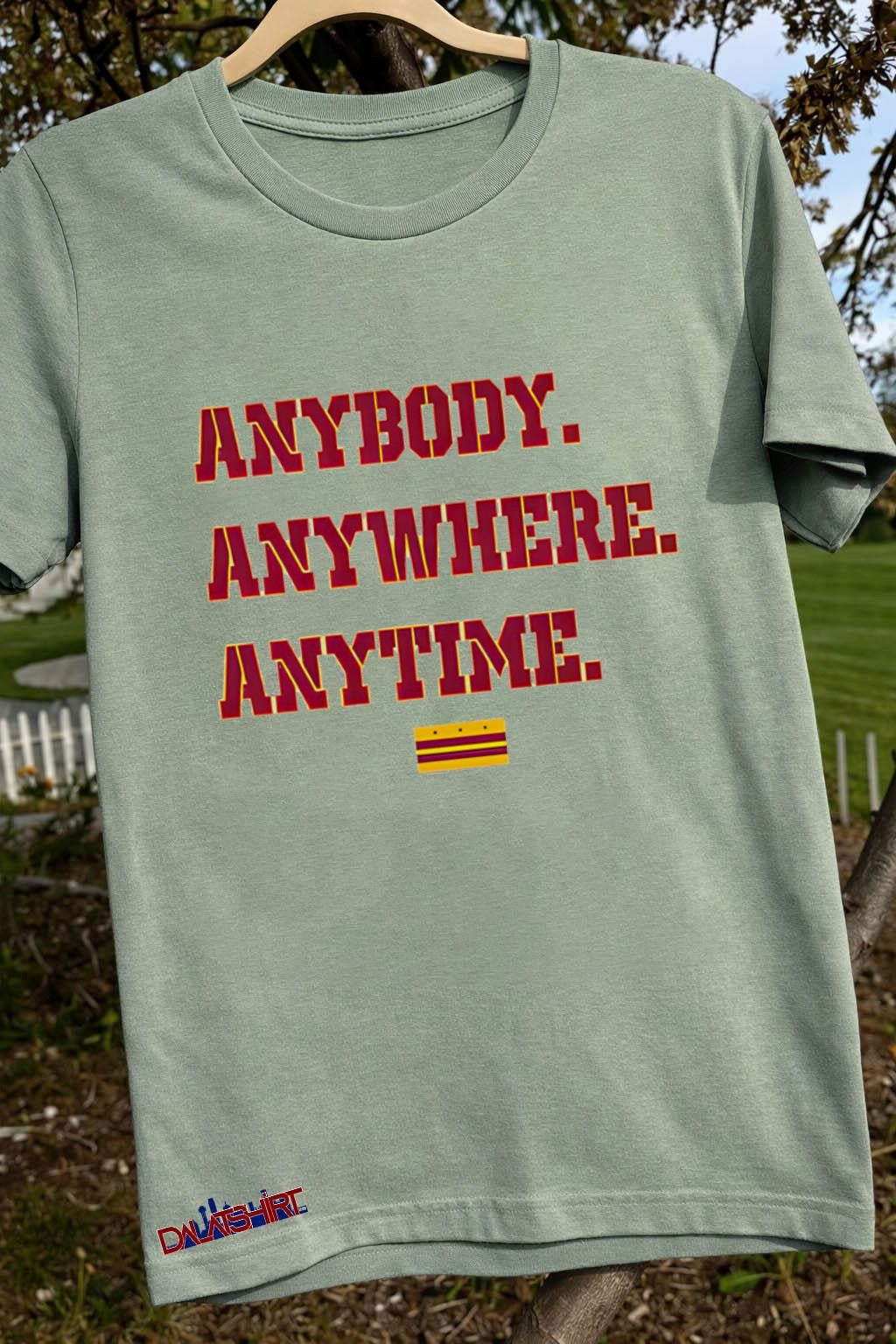 Kansas City Anybody Anywhere Anytime shirt