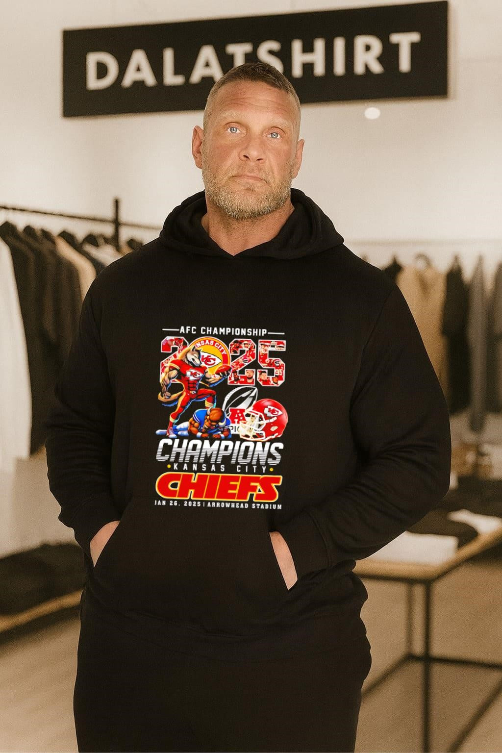 Kansas City Chiefs 2025 AFC Championship shirt