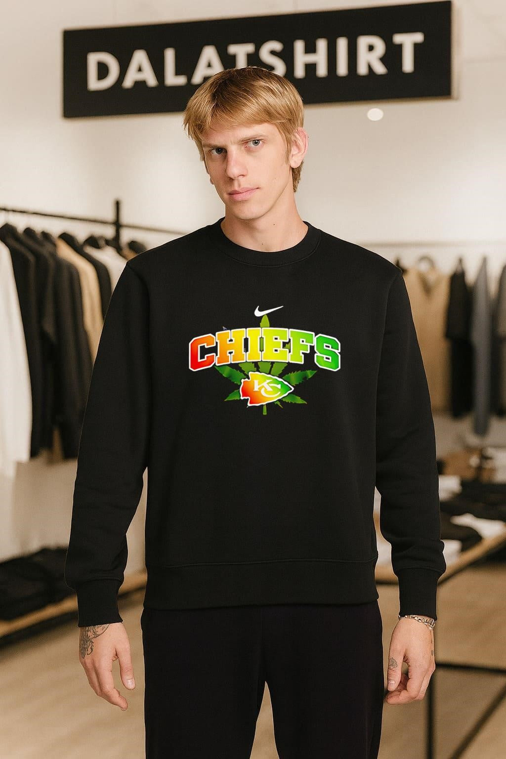 Kansas City Chiefs Marijuana Weed Leaf shirt