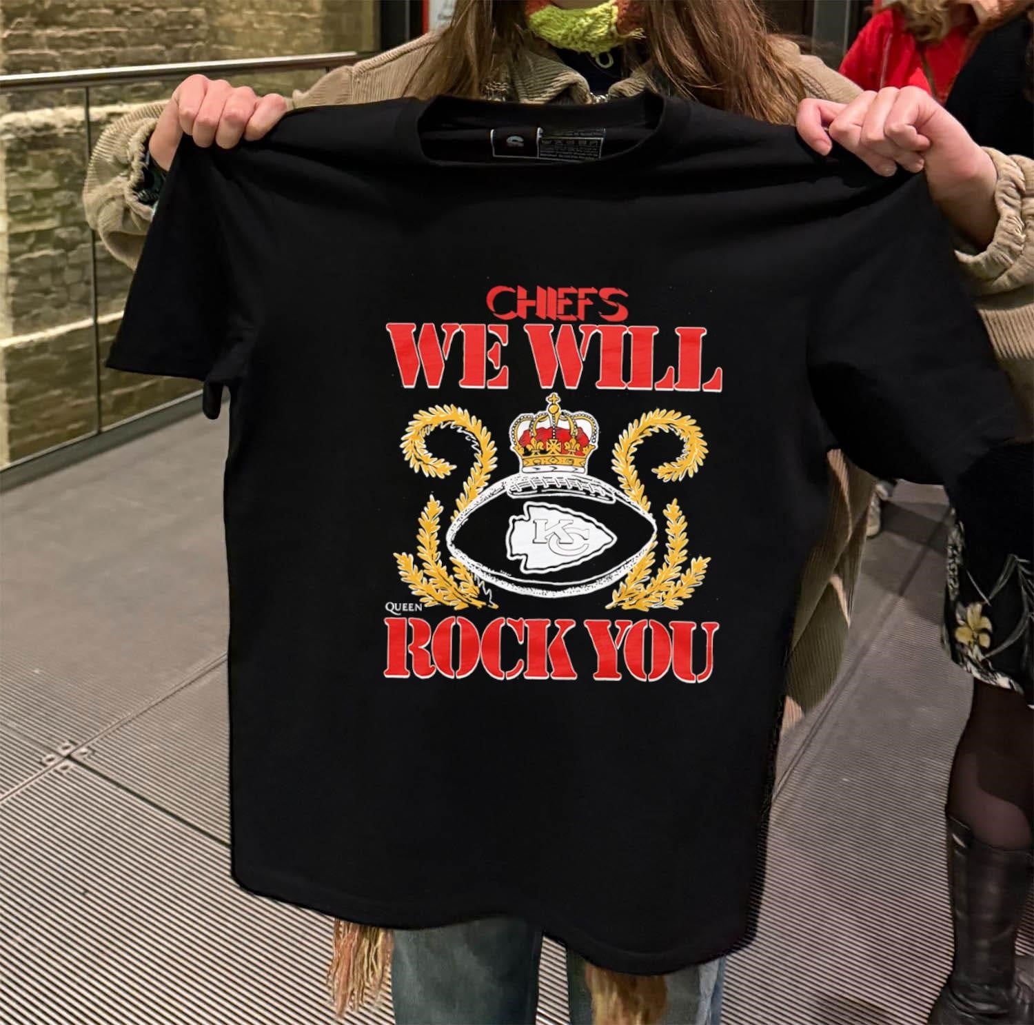 Kansas City Chiefs We Will Rock You Football Crown shirt