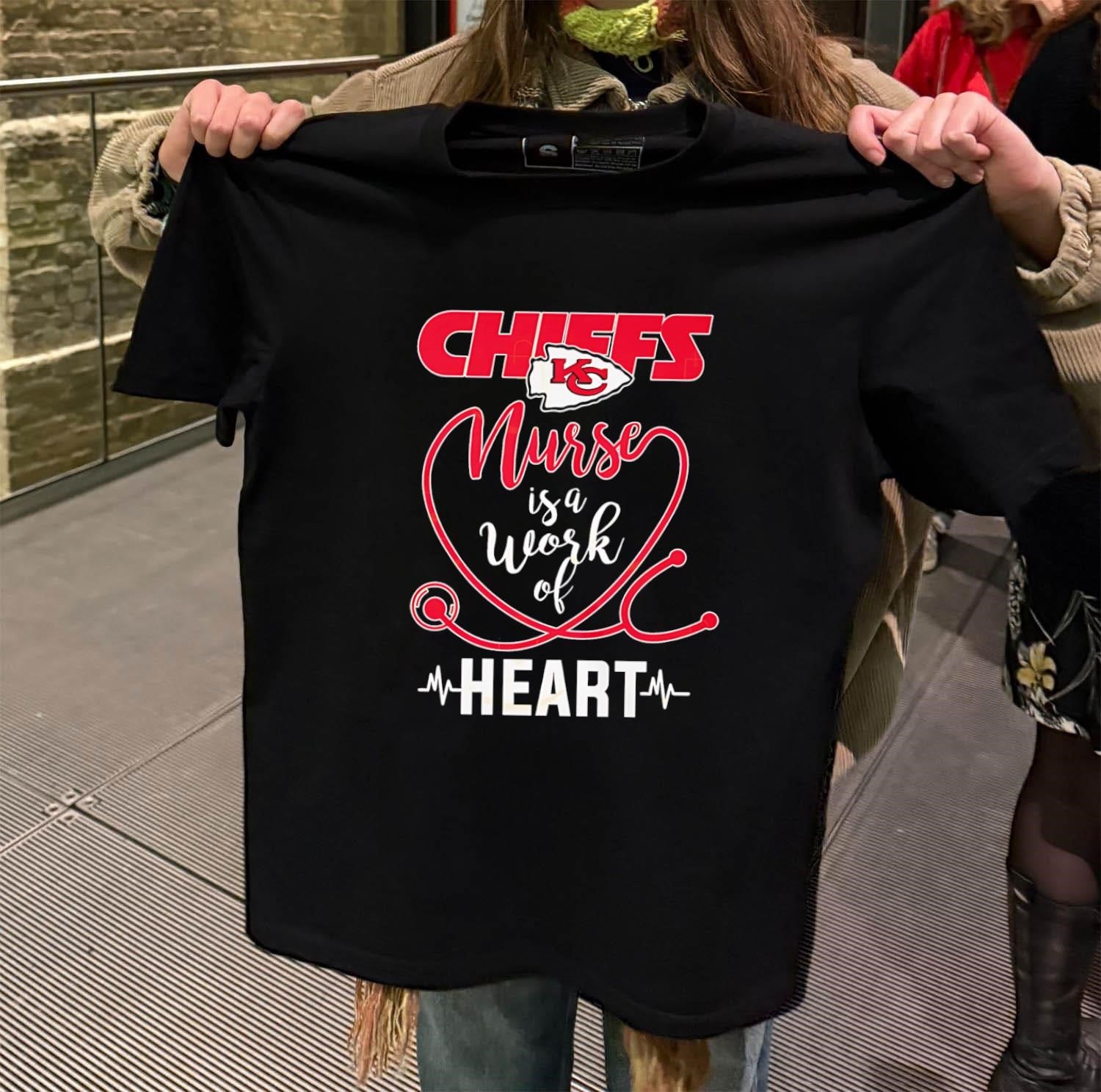 Kansas City Chiiefs Nurse Is A Work Of Heart shirt