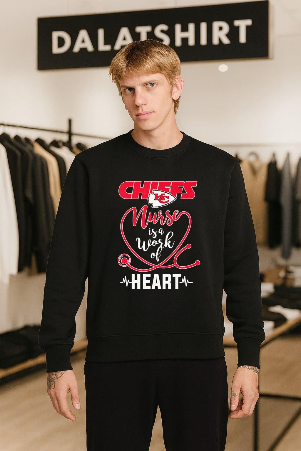 Kansas City Chiiefs Nurse Is A Work Of Heart shirt