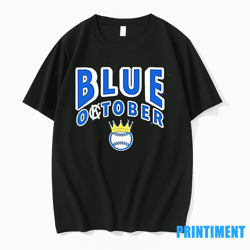 Kansas City Royals Blue Okctober October Tshirts Sweater