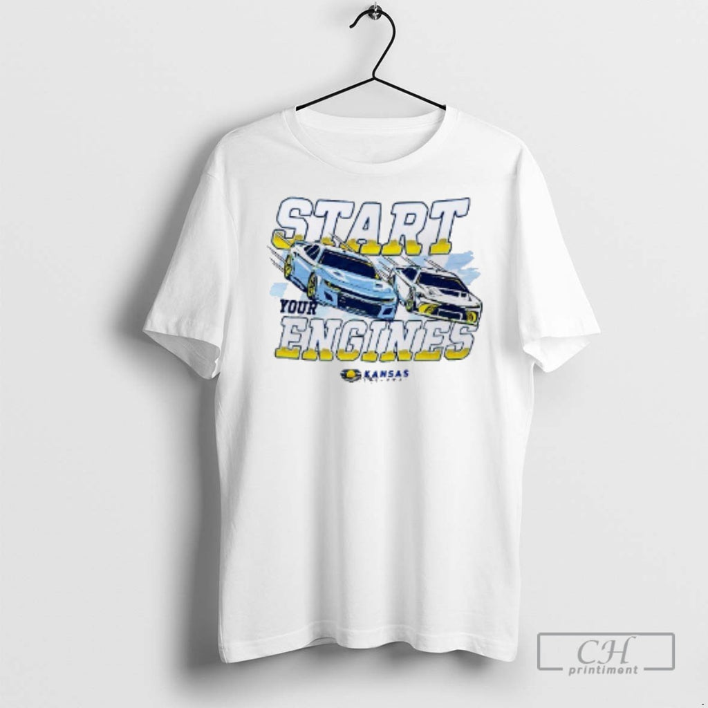 Kansas Speedway Start Your Engines T Shirts