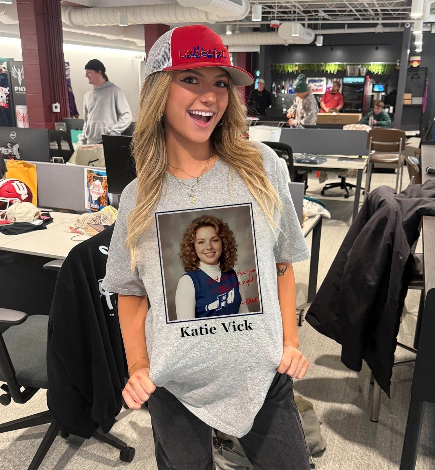 Katie Vick Cheerleader Portrait Kane Hell Of A Night shirt