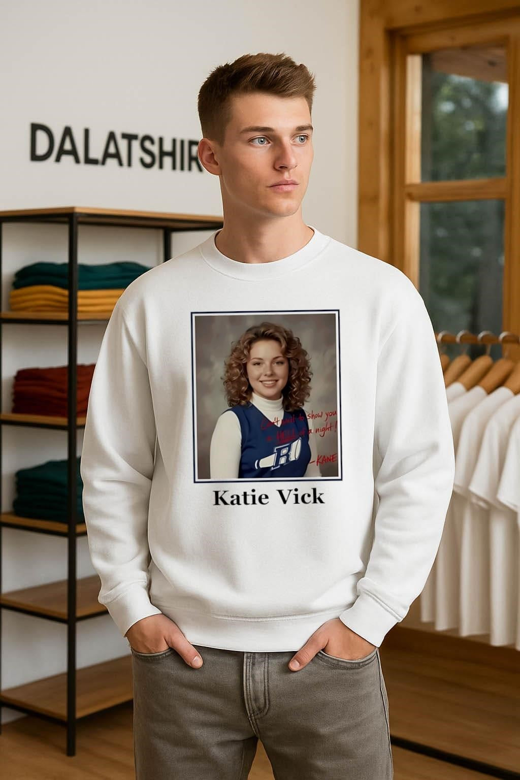 Katie Vick Cheerleader Portrait Kane Hell Of A Night shirt