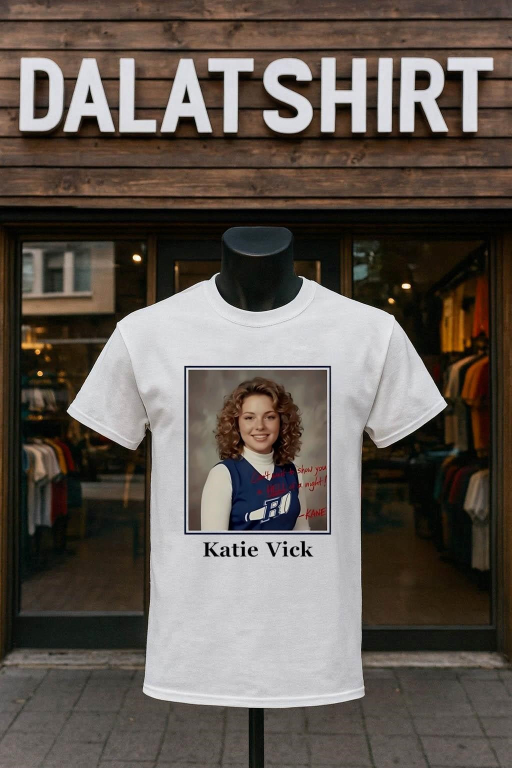 Katie Vick Cheerleader Portrait Kane Hell Of A Night shirt