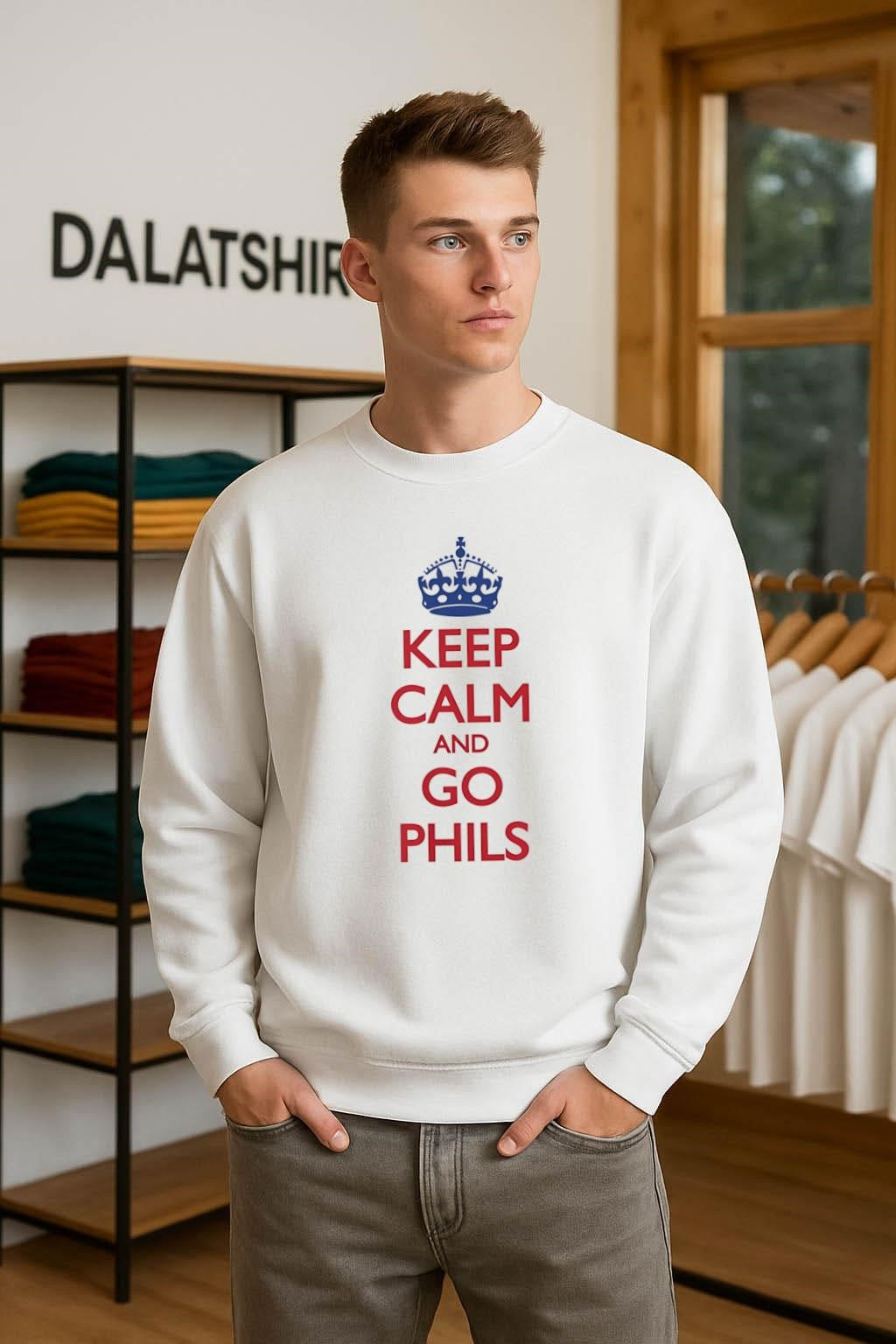 Keep Calm and Go Phils Crown Logo shirt