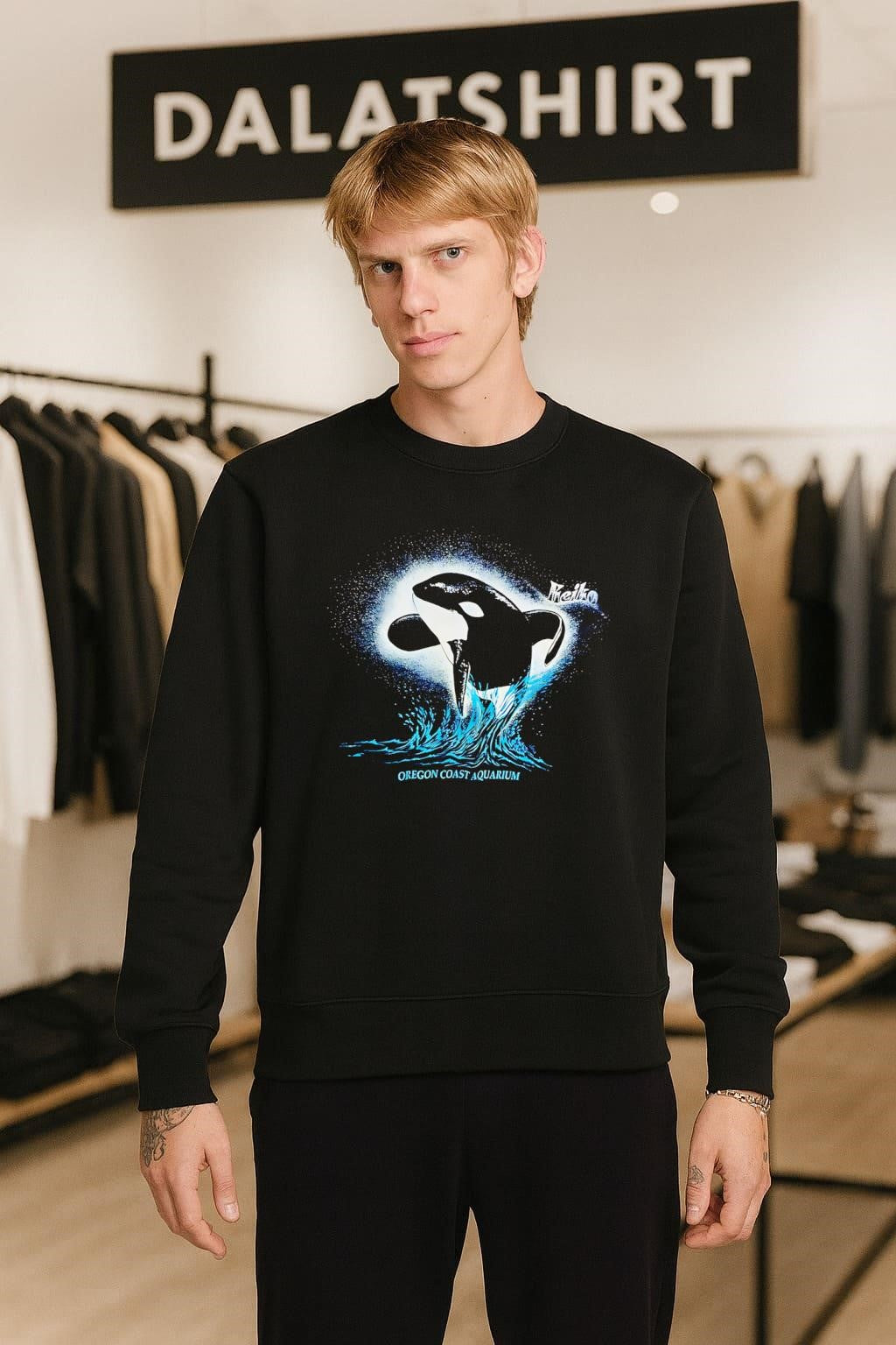 Keiko Oregon Coast Aquarium Orca Whale shirt
