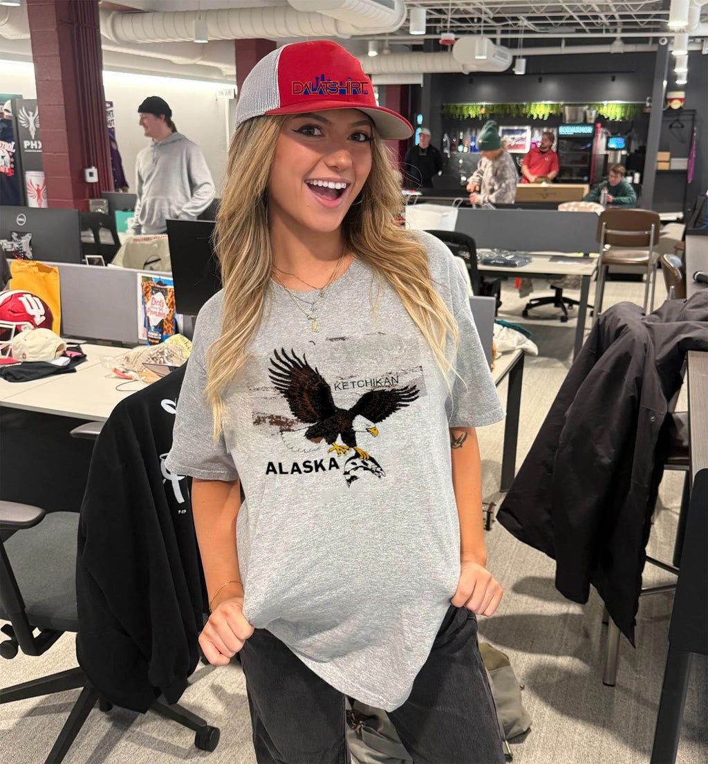 Ketchikan Alaska Eagle Catching Fish shirt