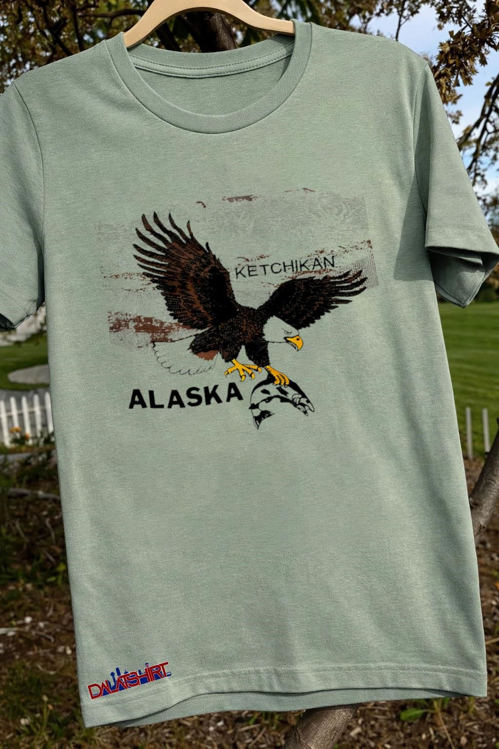 Ketchikan Alaska Eagle Catching Fish shirt