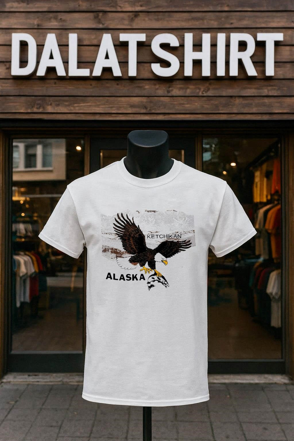 Ketchikan Alaska Eagle Catching Fish shirt