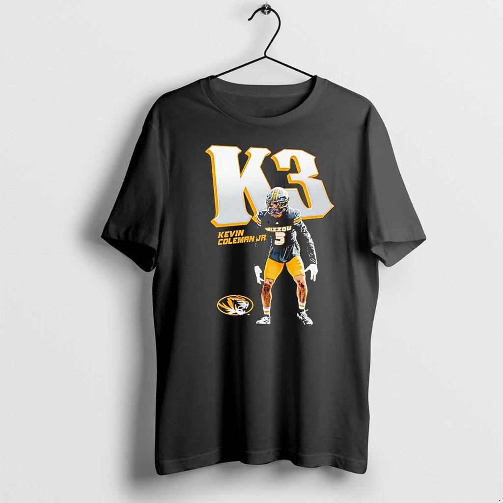 Kevin Coleman Jr Missouri Tigers Illustrated Tshirts Sweater