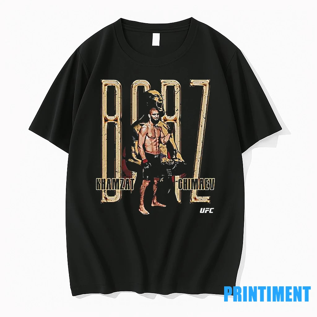 Khamzat Chimaev Borz Dual Ufc Champion 2025 Tshirts Sweater