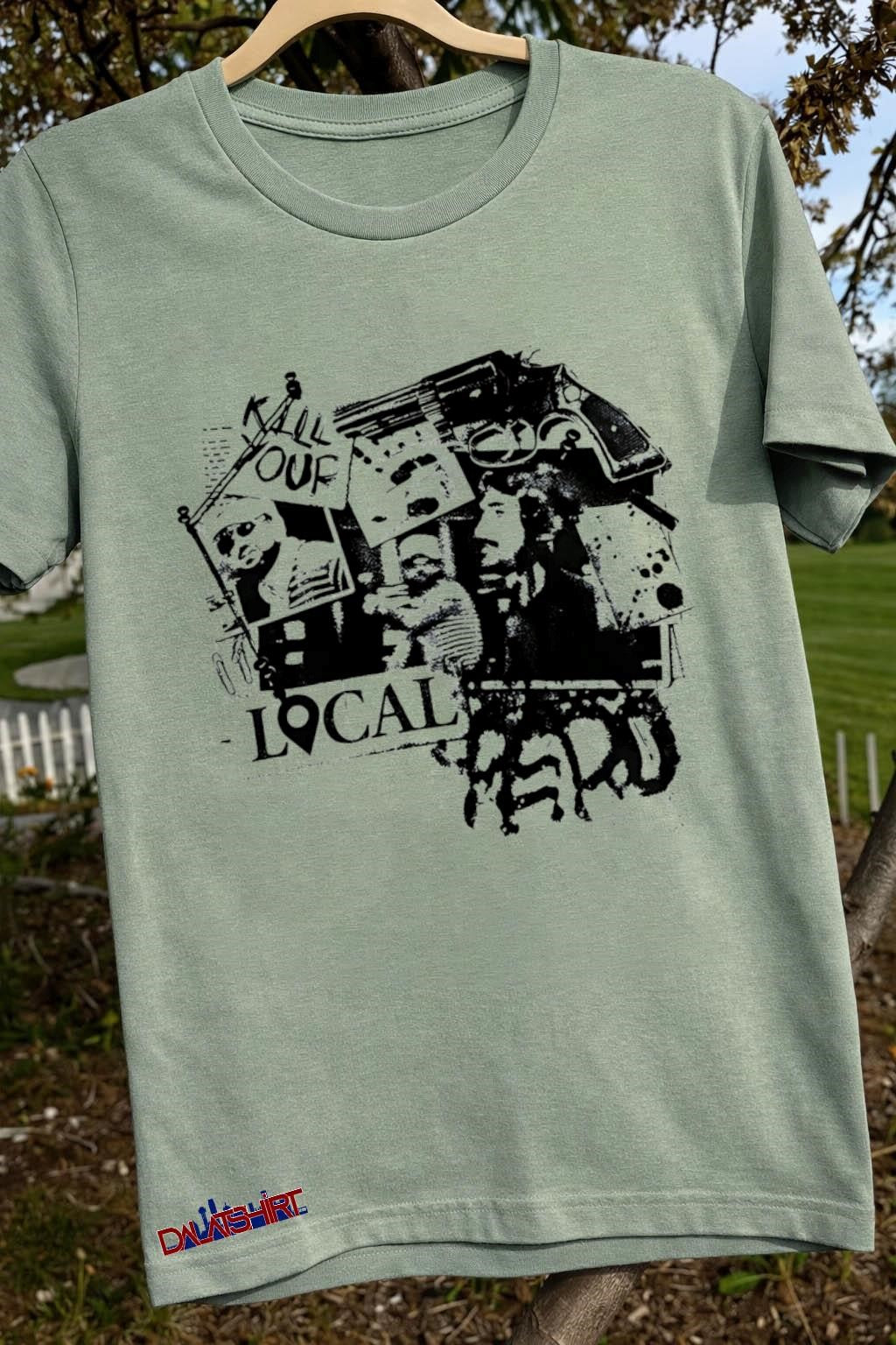 Kill Your Local Hero Revolver Collage shirt