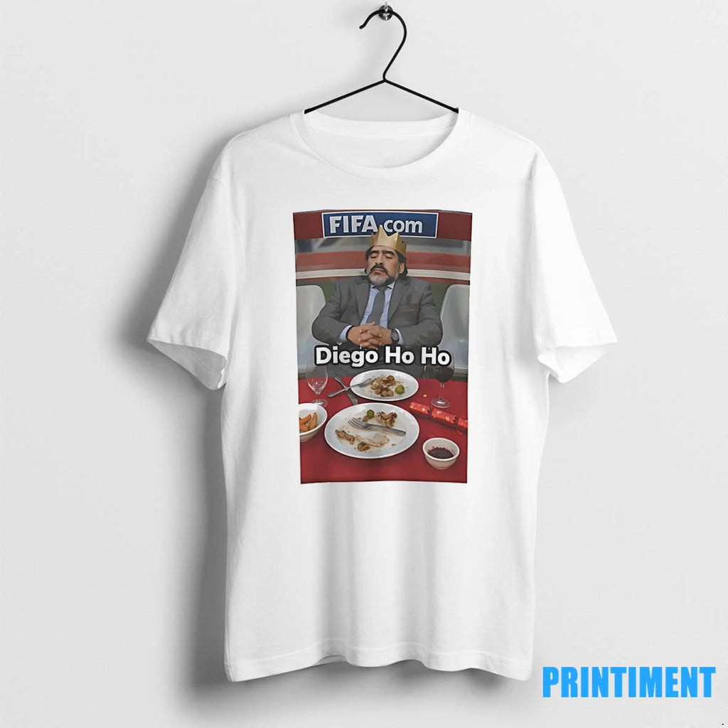 King Diego Maradona Ho Ho Christmas Tshirts Sweater