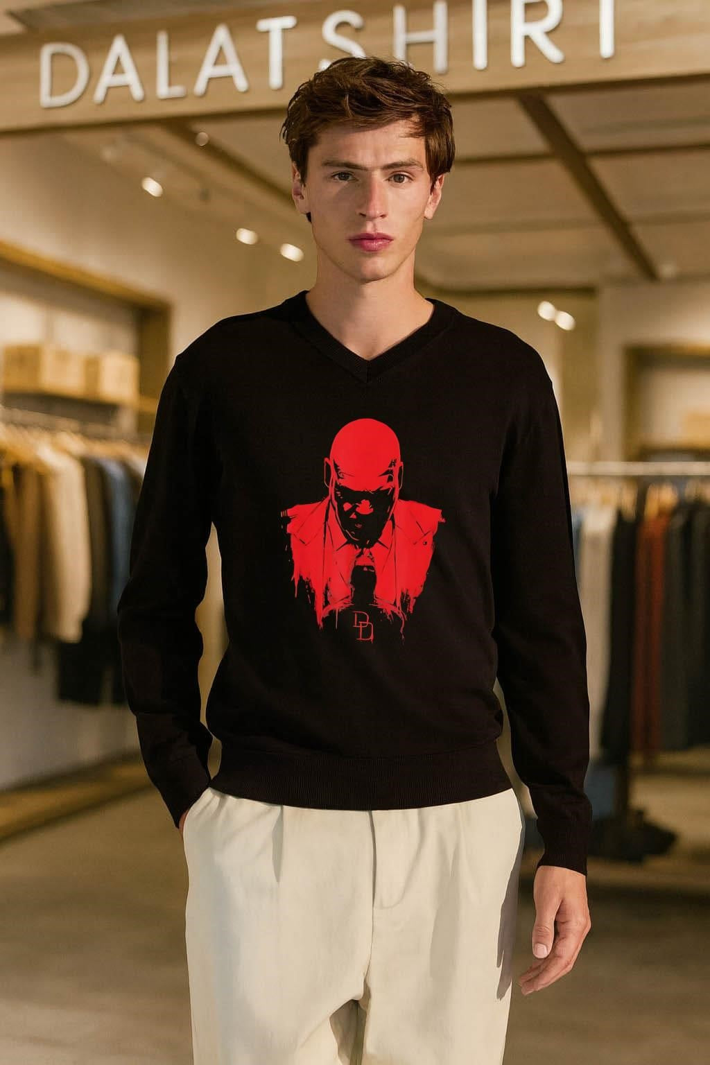 Kingpin Wilson Fisk Daredevil Red shirt