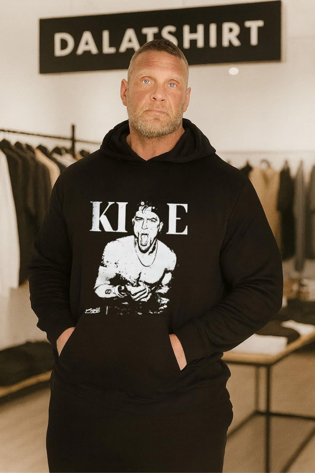 Kite shirtless Man screaming signature shirt