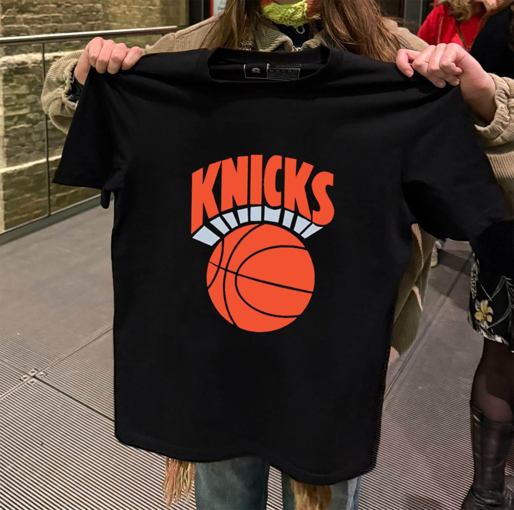 Knicks Basketball Orange Ball shirt