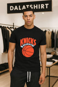 Knicks Basketball Orange Ball shirt