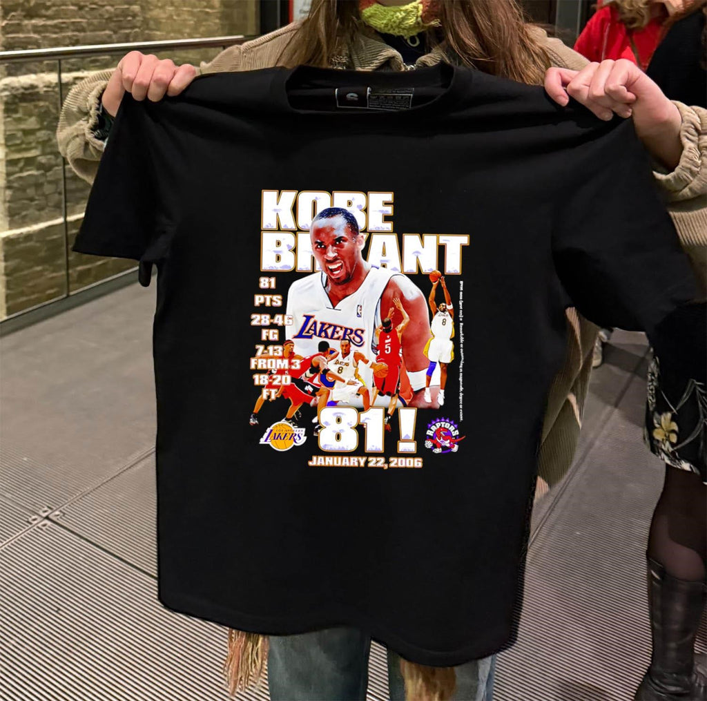 Kobe Bryant 81 Points January 22 2006 Lakers shirt