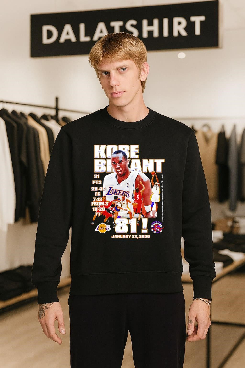 Kobe Bryant 81 Points January 22 2006 Lakers shirt