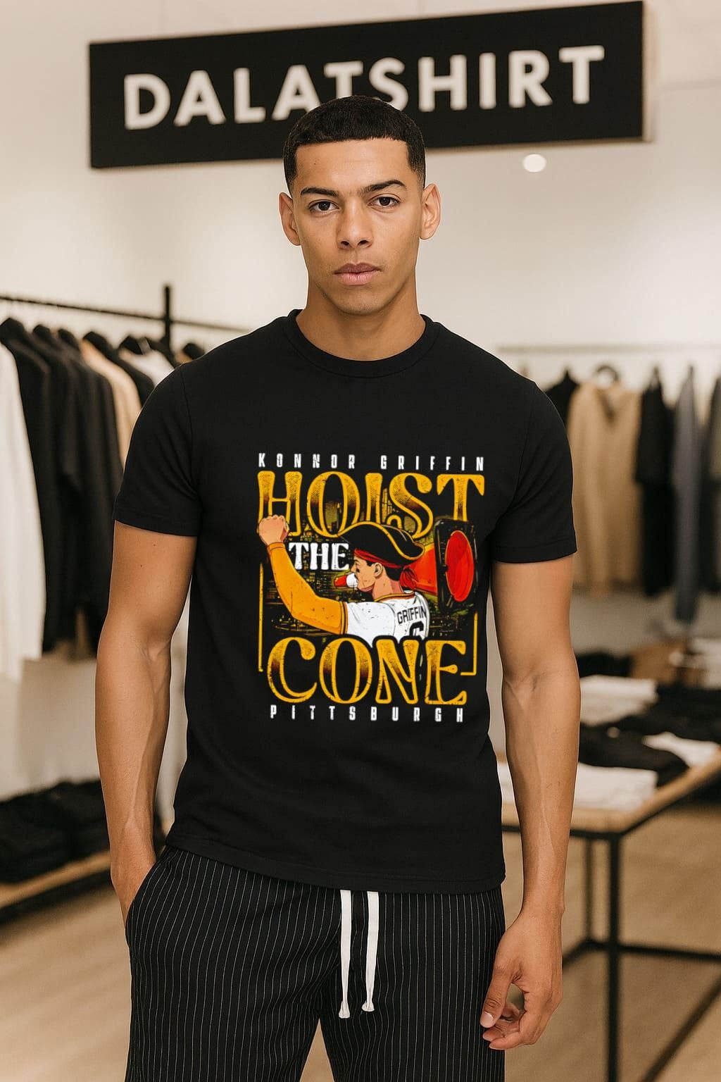 Konnor Griffin Hoist The Cone Pittsburgh Baseball shirt