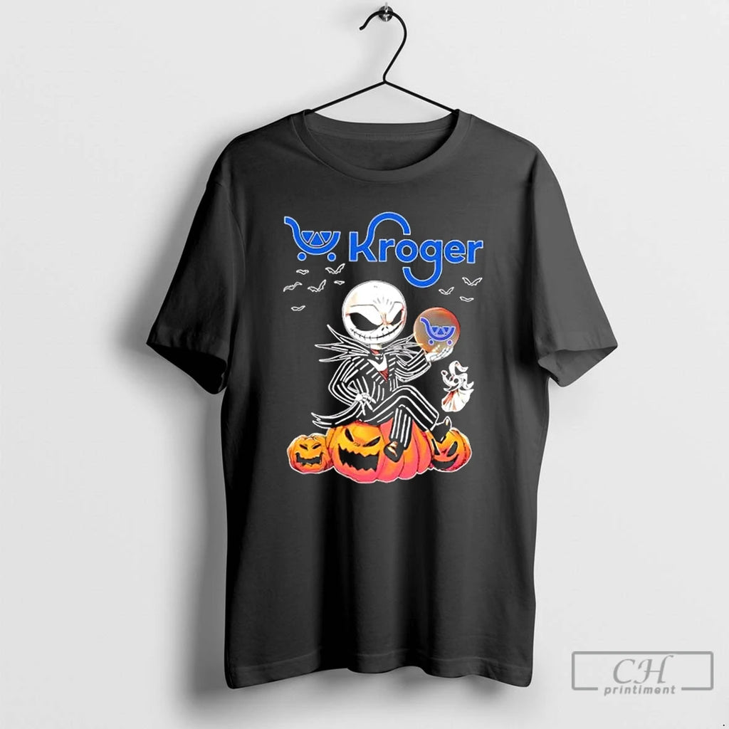 Kroger X Jack Skellington Happy Halloween T Shirts