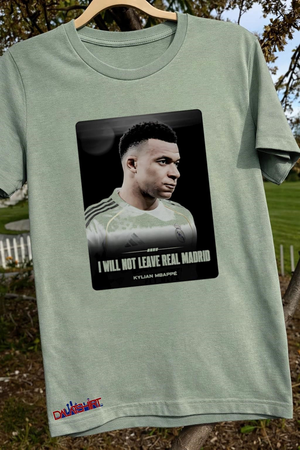 Kylian Mbappe Real Madrid I will not leave real madrid shirt