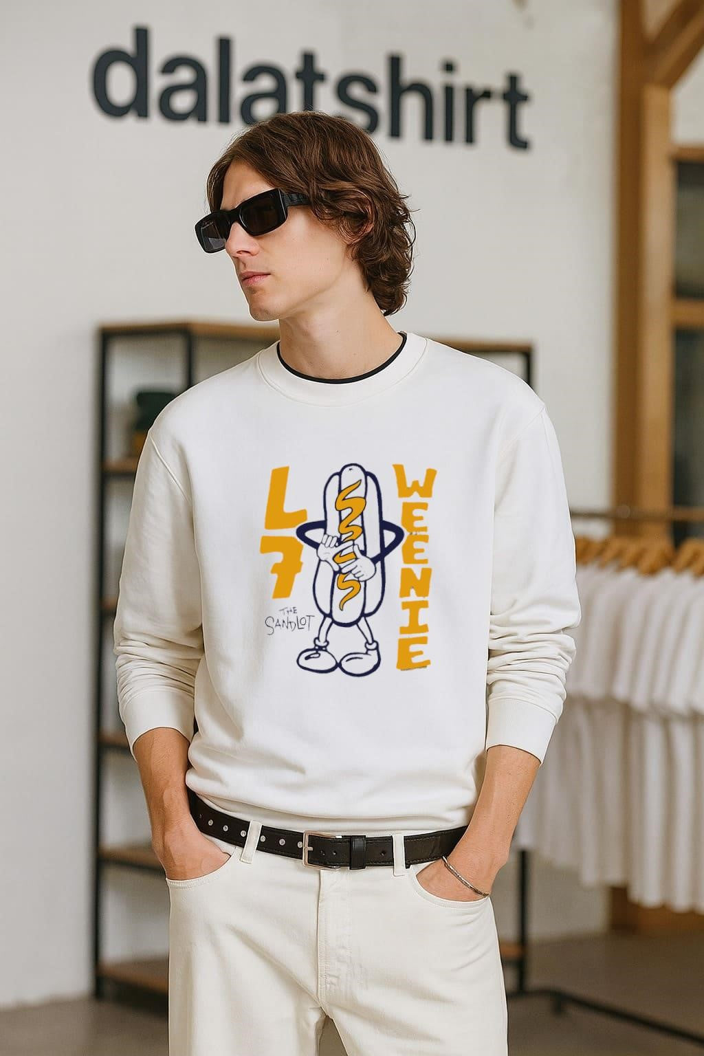 L7 Weenie the Sandlot Hot Dog Character shirt