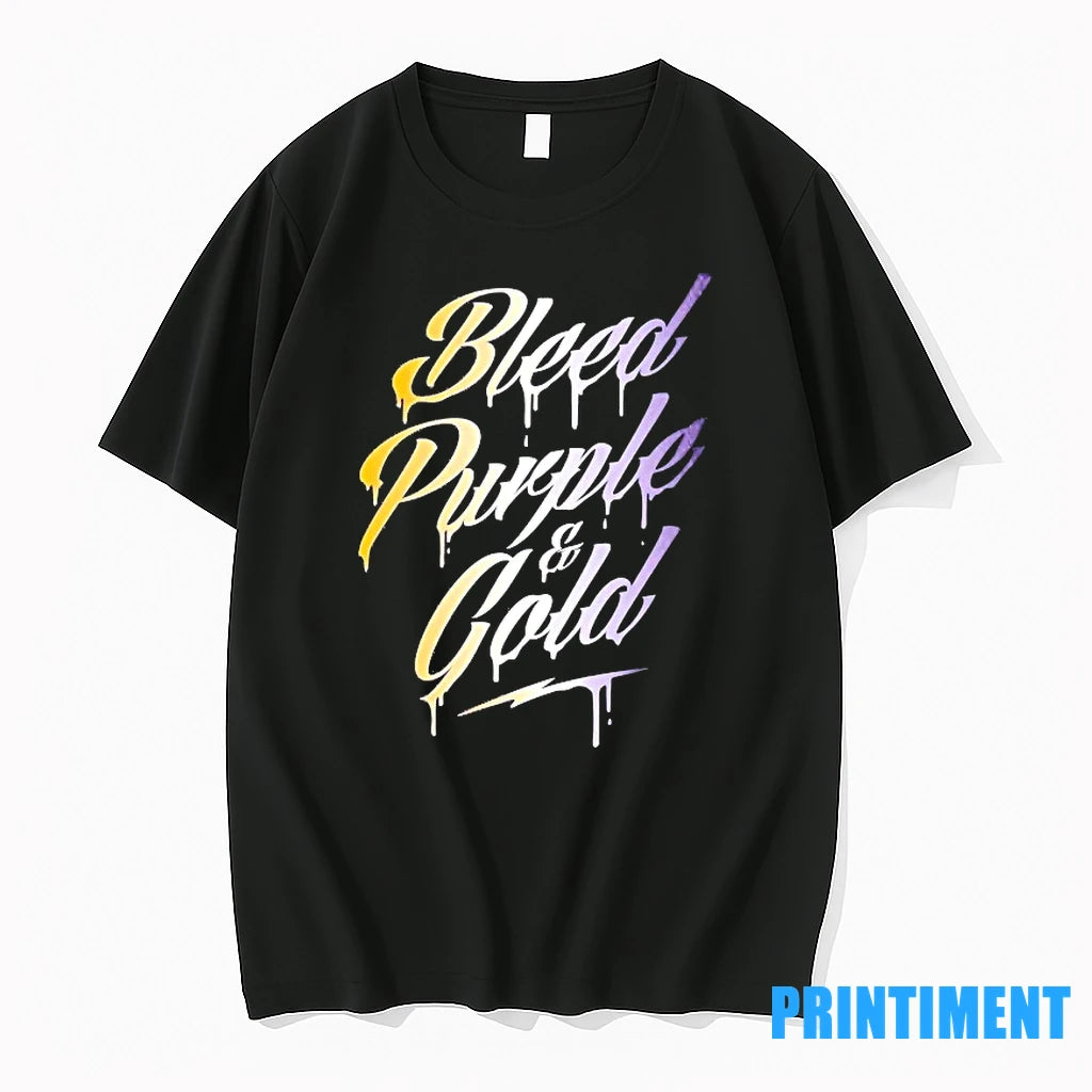 La Lakers Bleed Purple And Gold Tshirts Sweater