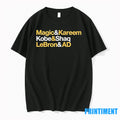 La Lakers Legends Ampersand Magic Kareem Kobe Shaq Lebron Ad Tshirts Sweater