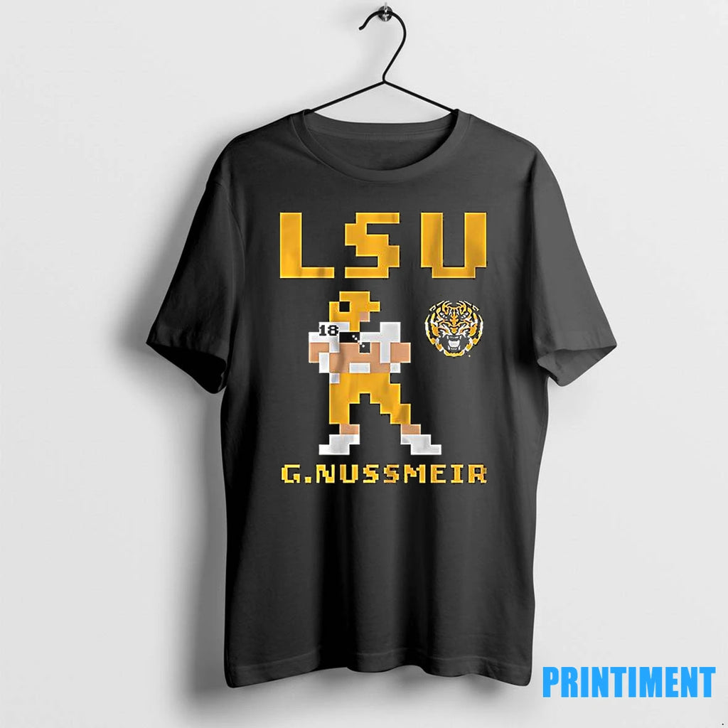 Lsu Football Garrett Nussmeier Retro Baller Video Games Tshirts Sweater