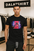 Lady Gaga Chromatica Pink Hair Cyberpunk Sci-Fi Aesthetic Graphic shirt