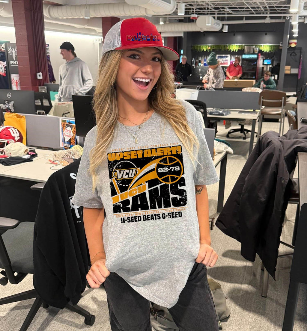 Largest First-Round Comeback Ever Upset Alert VCU Rams 82-78 2026 NCAA Men’s Basketball Championship shirt