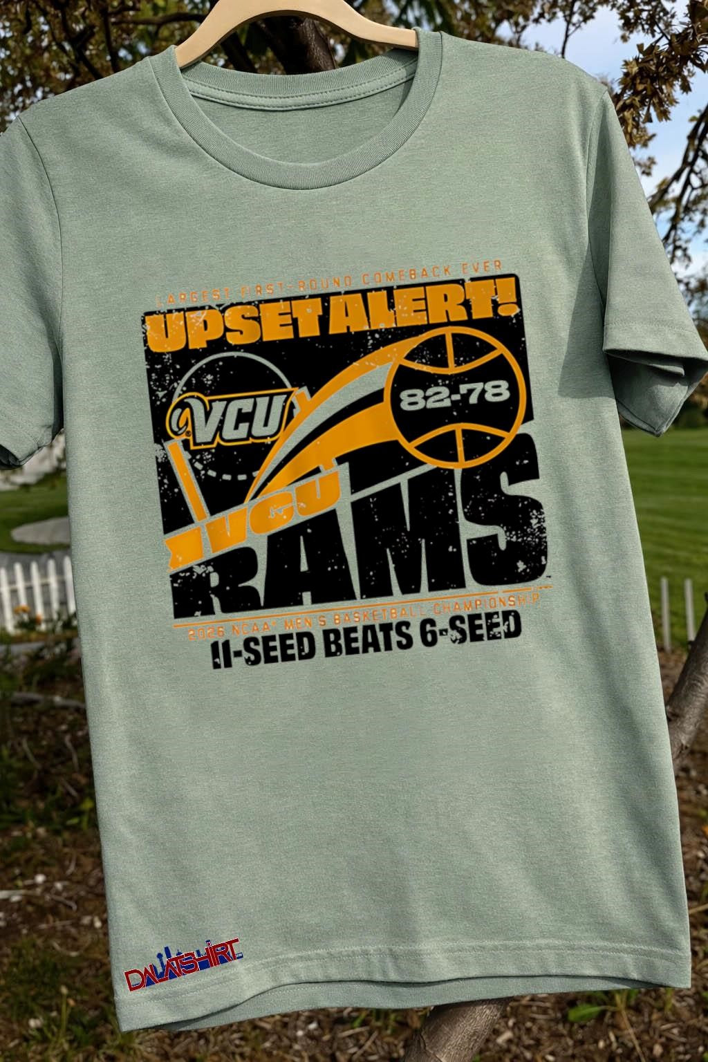 Largest First-Round Comeback Ever Upset Alert VCU Rams 82-78 2026 NCAA Men’s Basketball Championship shirt