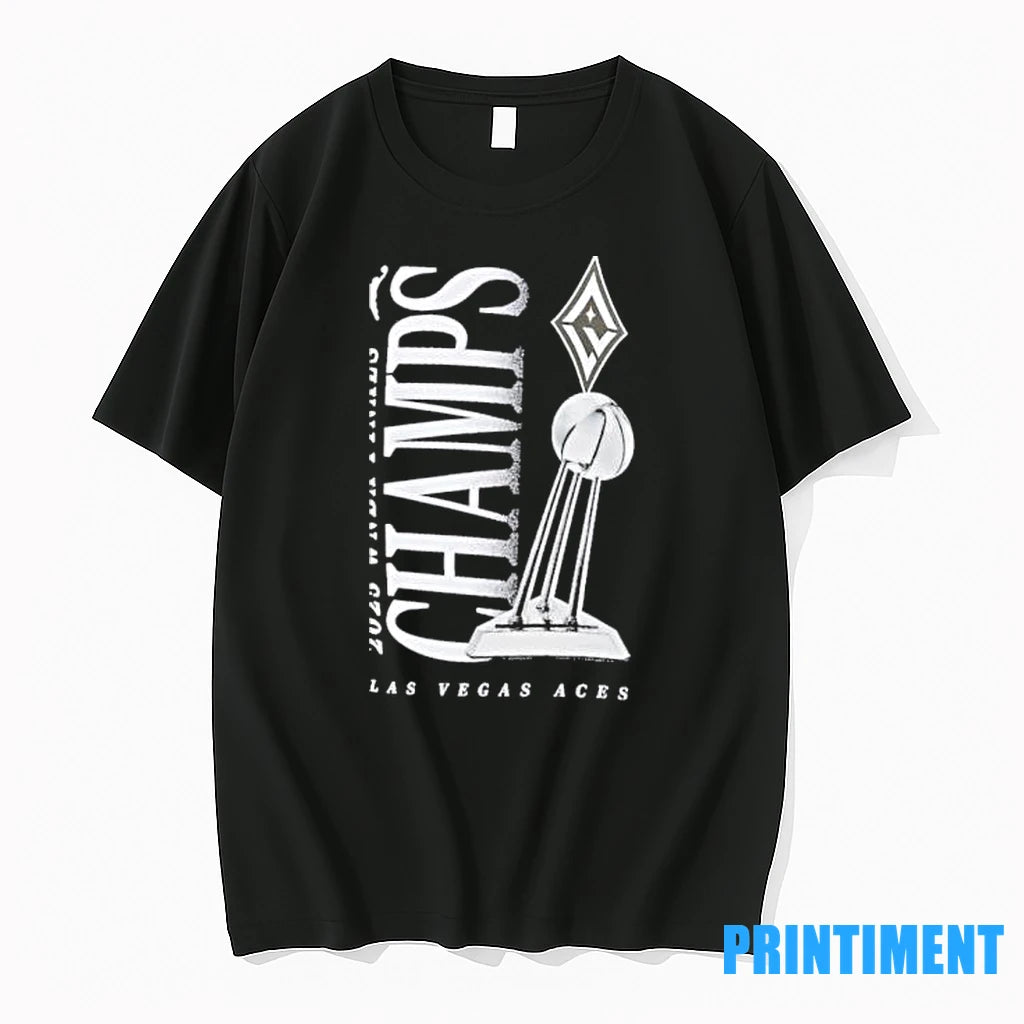 Las Vegas Aces 2025 Wnba Finals Champions Trophy Tshirts Sweater