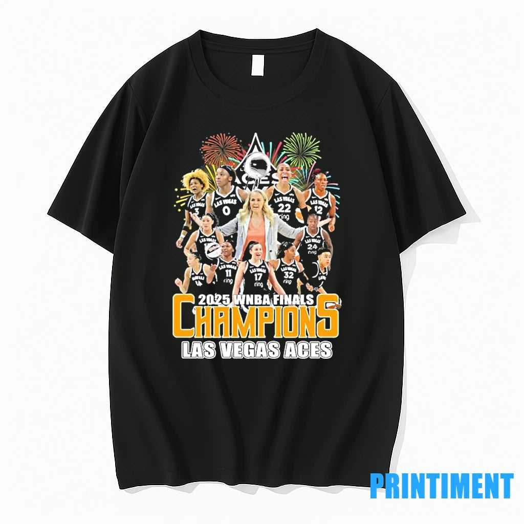 Las Vegas Aces Team 2025 Wnba Finals Champions Tshirts Sweater