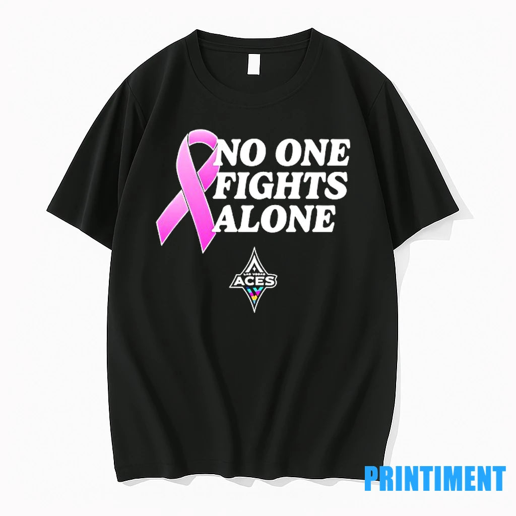 Las Vegas Aces Basketball No One Fights Alone Wnba Champions 2025 Tshirts Sweater