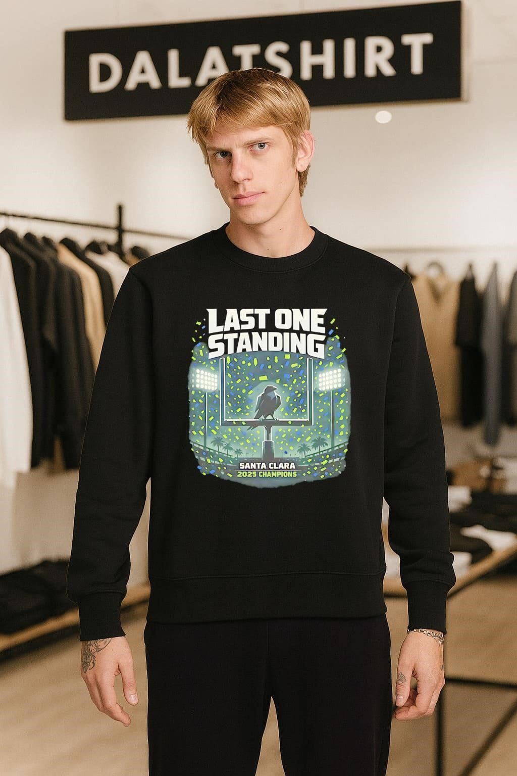 Last one standing Santa Clara 2025 champions raven shirt