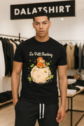 Le Petit Monkey Orangutan Hugging Baby On Moon shirt