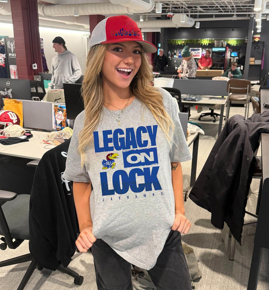 Legacy On Lock Kansas Jayhawks Mascot Logo shirt