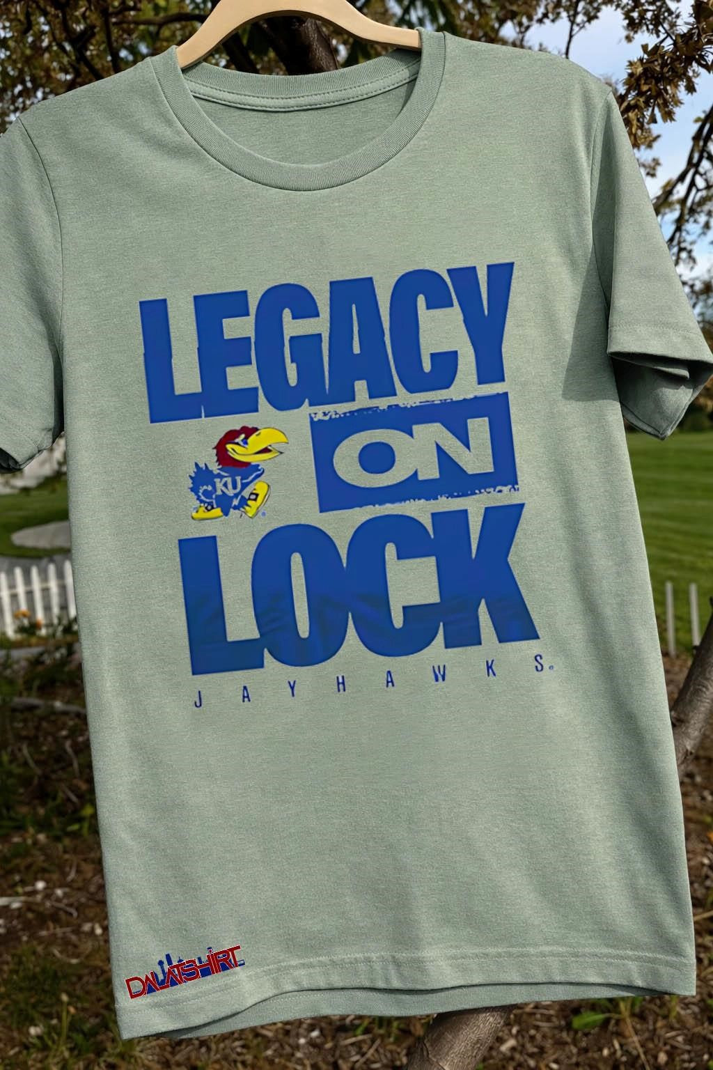 Legacy On Lock Kansas Jayhawks Mascot Logo shirt