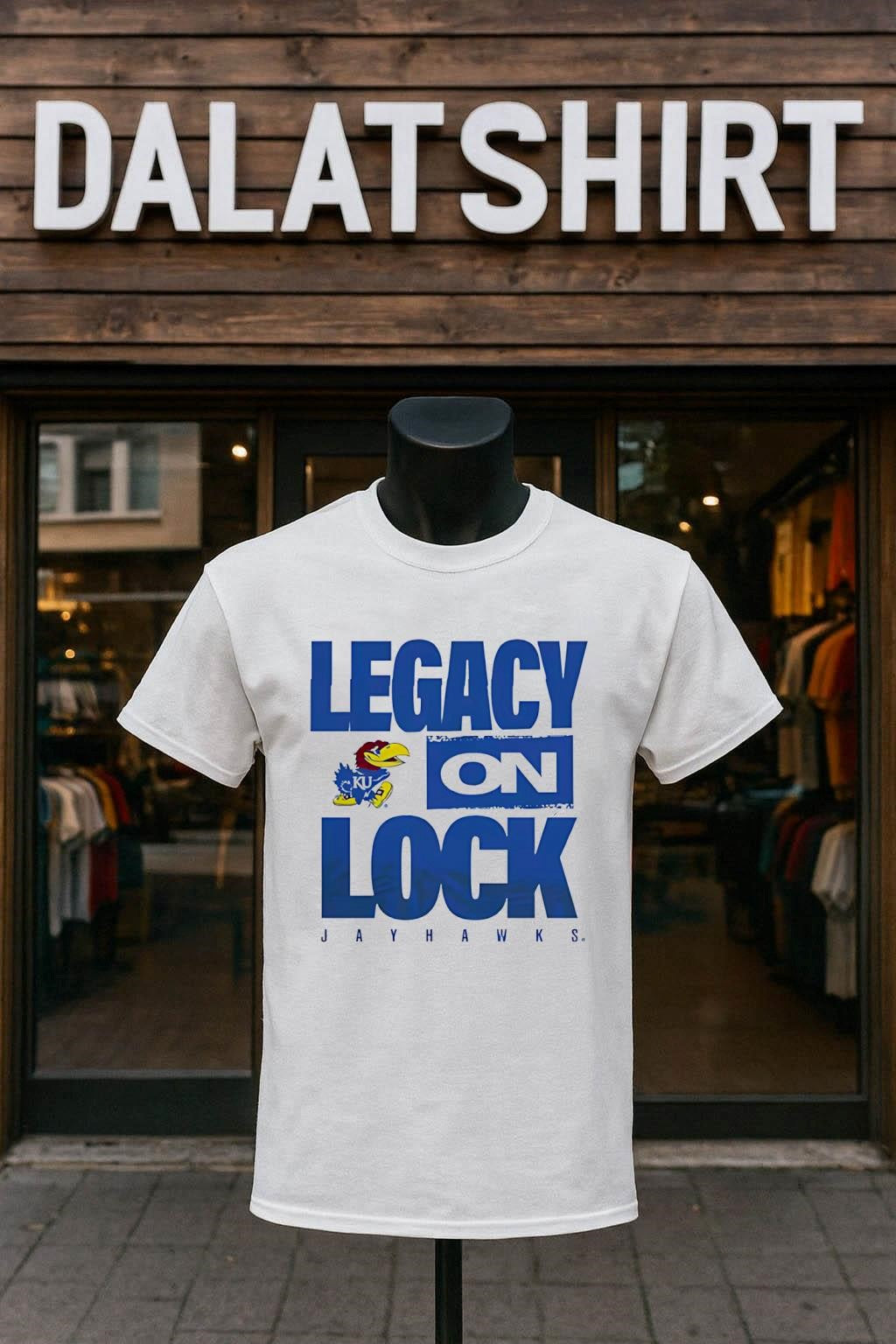 Legacy On Lock Kansas Jayhawks Mascot Logo shirt