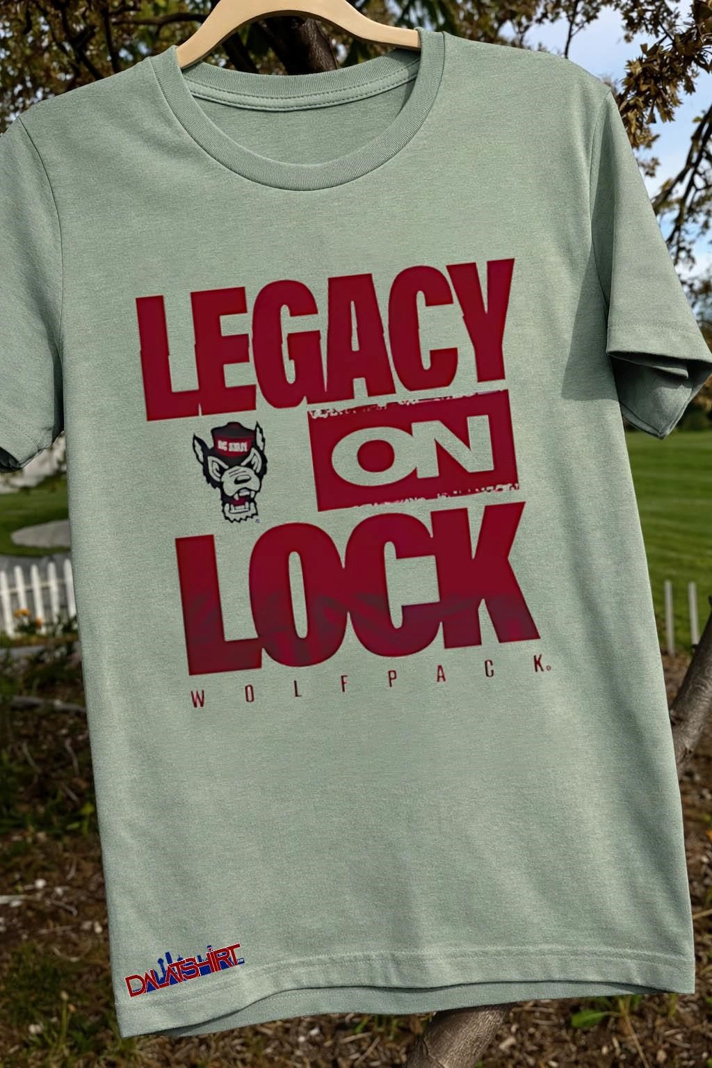 Legacy On Lock NC State Wolfpack Mascot shirt