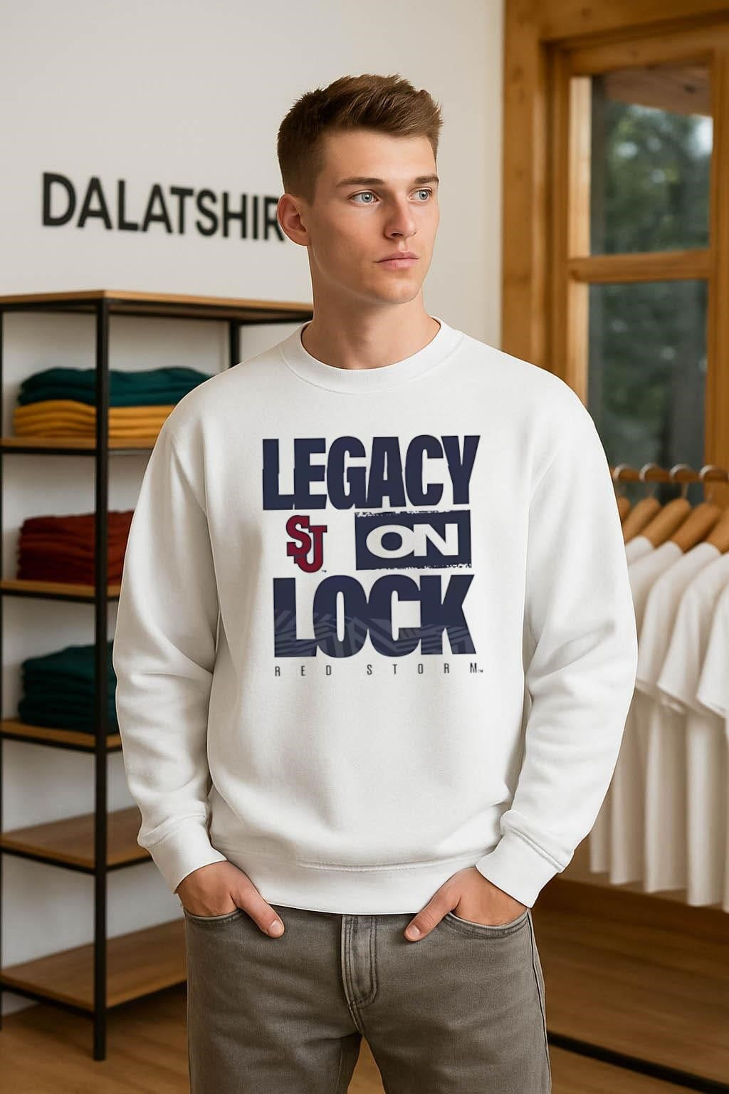 Legacy On Lock St. John’s Red Storm Logo shirt