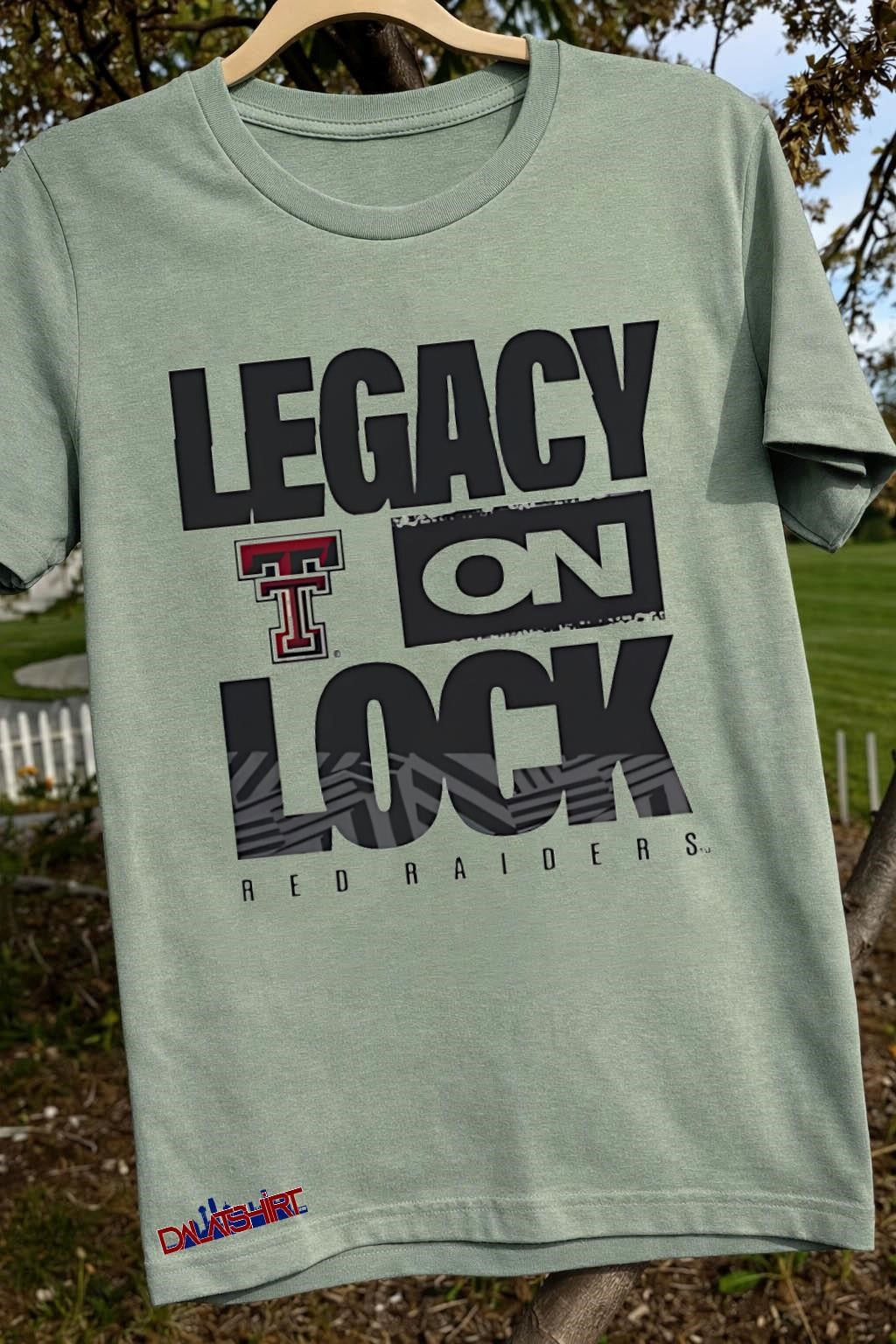 Legacy On Lock Texas Tech Red Raiders Logo shirt